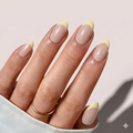 Golden Amber Glow | Short Sun-Kissed Cat Eye Nails