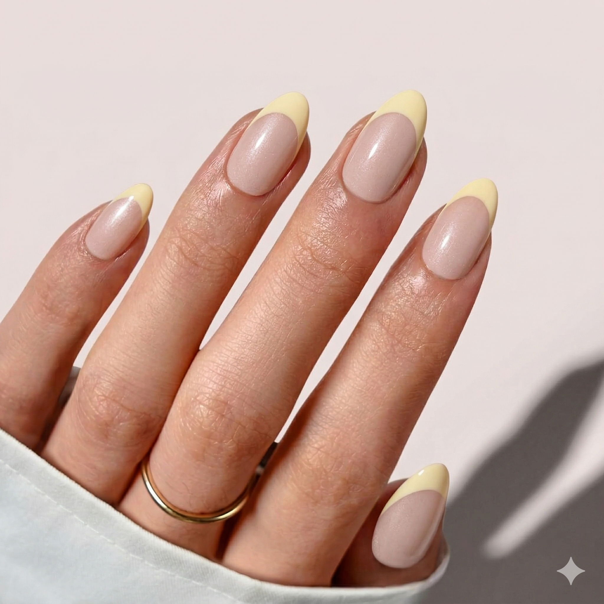 Golden Amber Glow | Short Sun-Kissed Cat Eye Nails