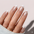 Ethereal Moonlight Pearl | Medium Cat Eye Press-On Nails